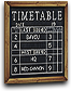 Timetable