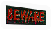 Beware Sign