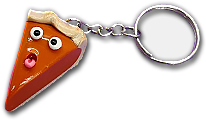 Pumpkin Pie Keychain