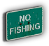 No Fishing Sign